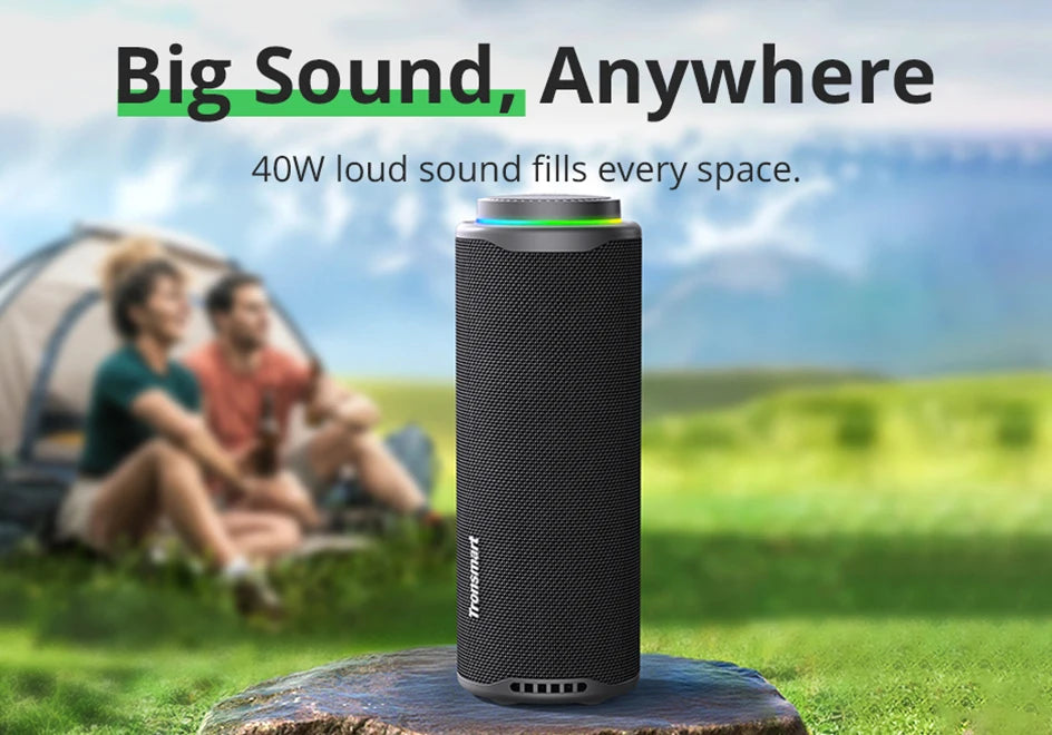 Bluetooth Portable Speaker with Deep Bass