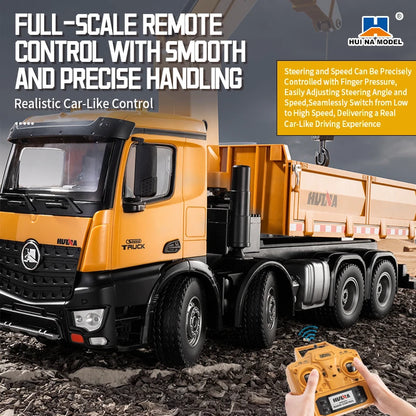 Remote Control Grab Wood Dump Truck 26-Channel 1:14 Scale Construction Toy