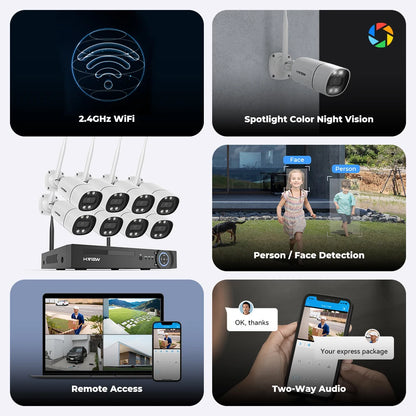 Camera Security System CCTV Video Surveillance Kit