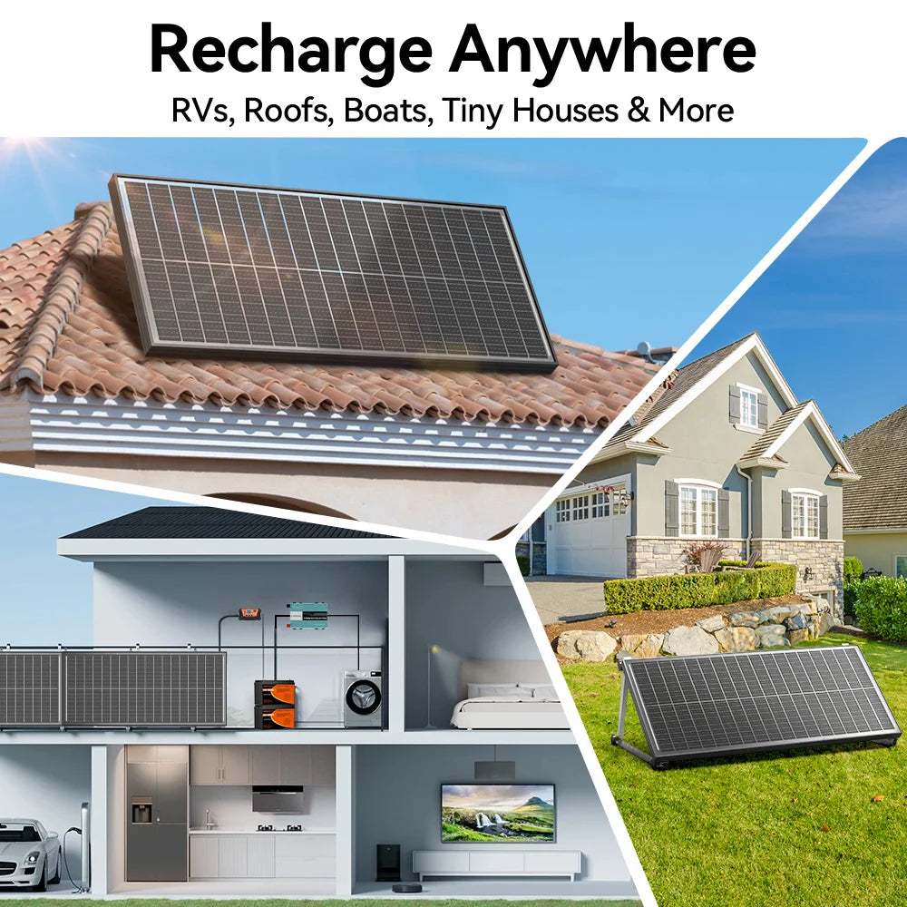 12.8V Monocrystalline Solar Panel