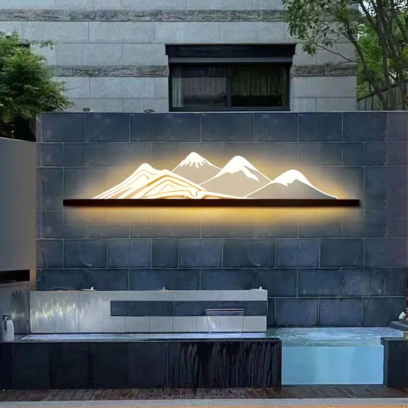 New Style Solar Lamp Courtyard Exterior Wall Decorative Lamp