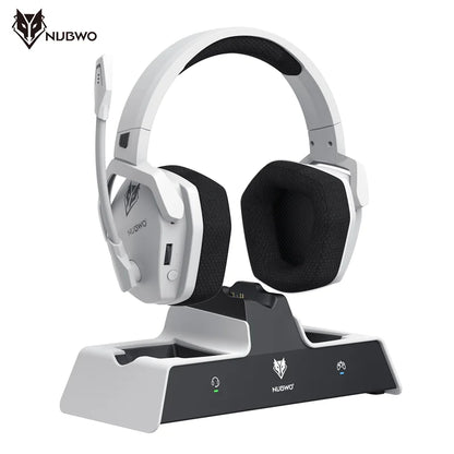 Wireless Headset with Charging Station for Headset