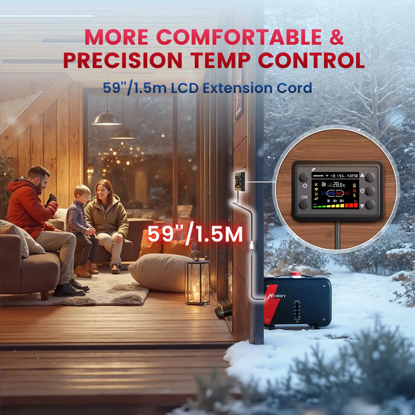 Portable Air Diesel Heater with AC Adapter