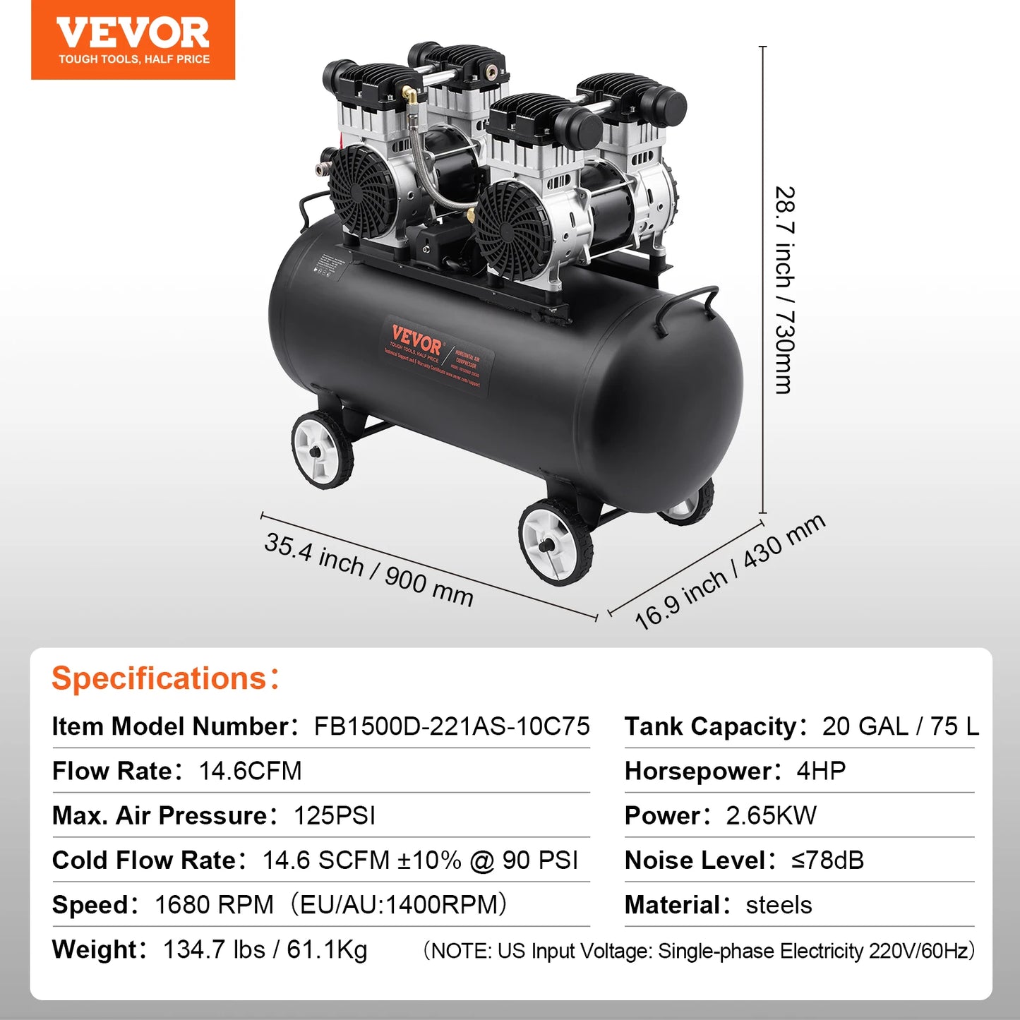 Oil Free Air Compressor