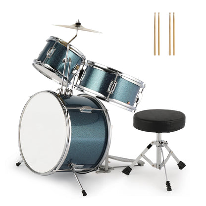 14"x10" 3-Pieces Junior Kids Drum Set