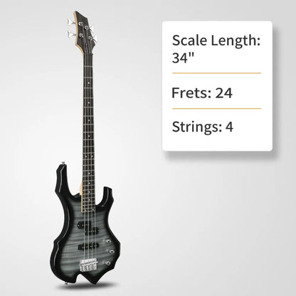 46" Full Size Electric Bass Guitar
