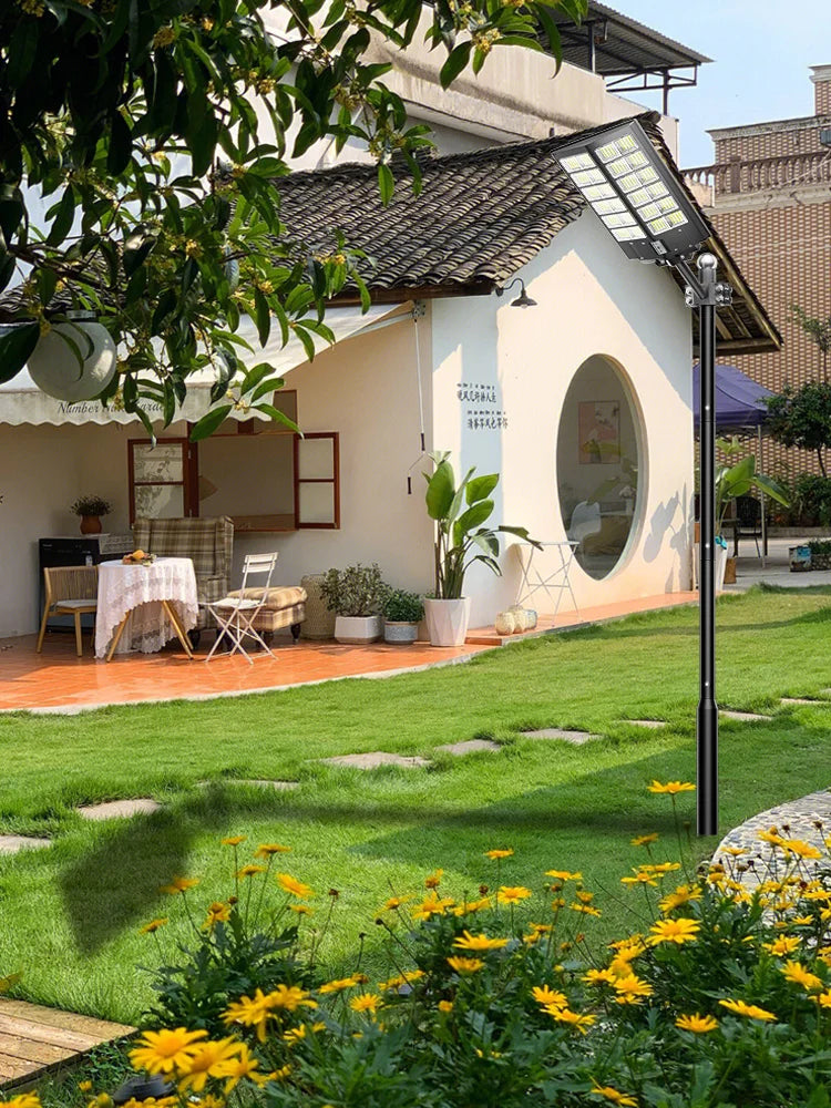 2-Pack 5000W Solar Street Lights