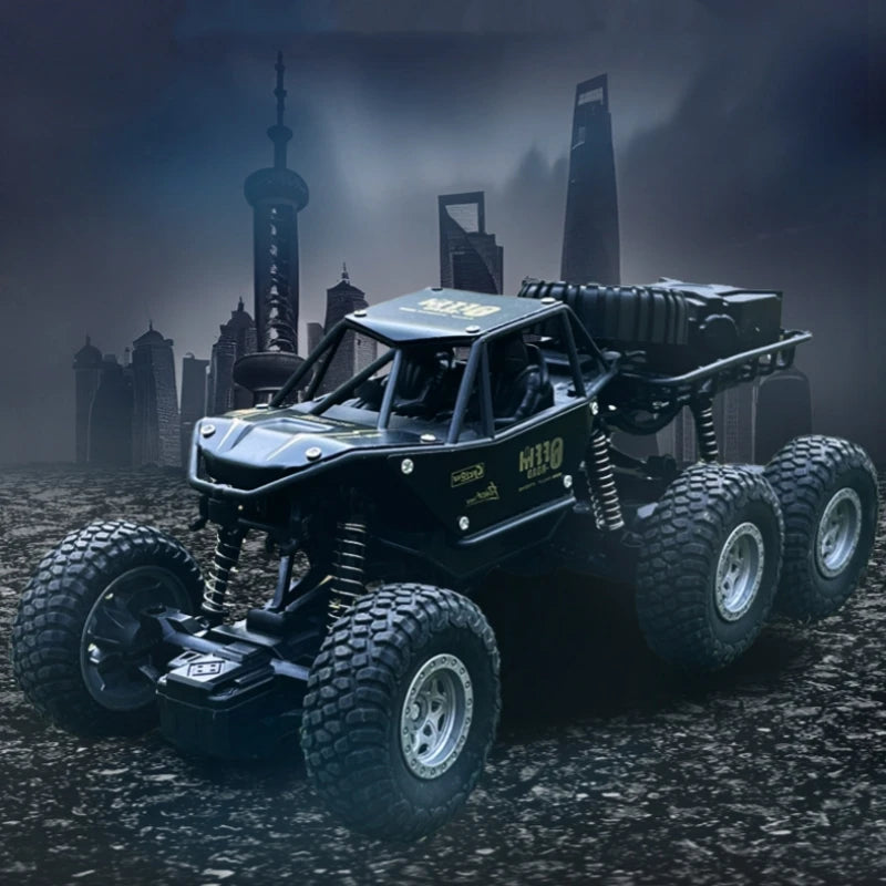 RC Car With 6WD, 38CM In Length, 1:12 Scale 2.4Ghz Remote Control, Suitable For Crawling, Drifting And Off - Road, High - Speed