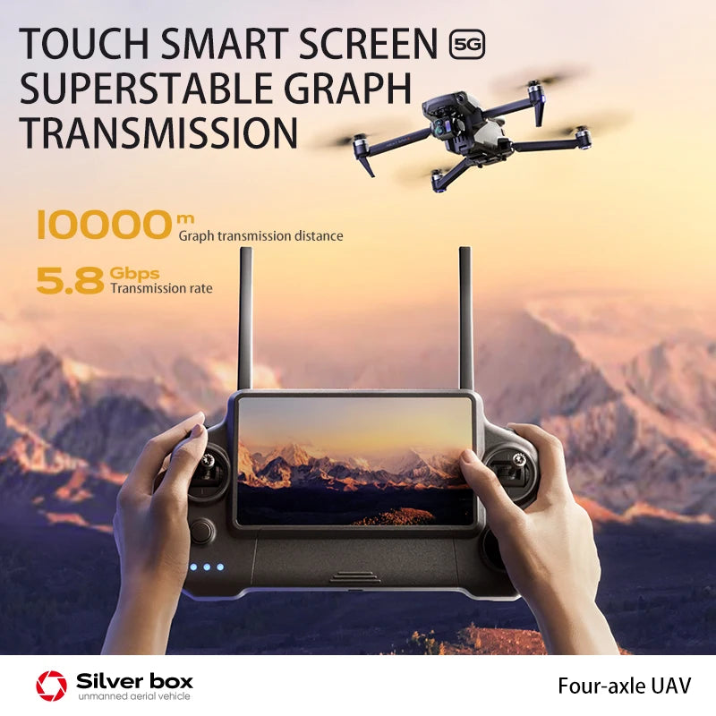RC Quadcopter  P7 MAX High-end Professional GPS Drone 8K With Screen Remote Control 20km Digital Image Transmission Brushless