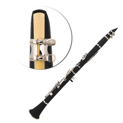 17 Key Descending B Tone Bakelite Clarinet