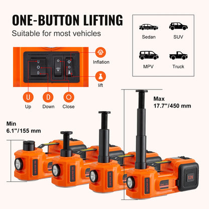 5T Electric/Hydraulic Car Jack