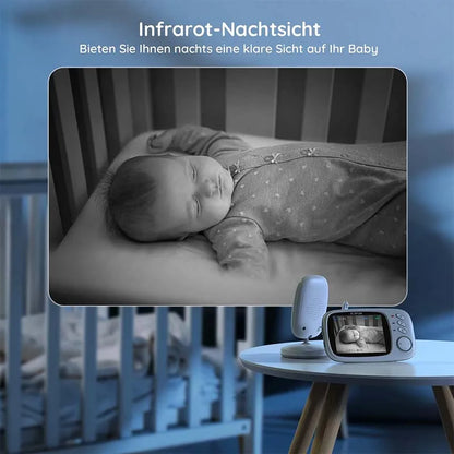 3.2 Inch Digital LCD Screen Wireless Baby Monitor with Camera