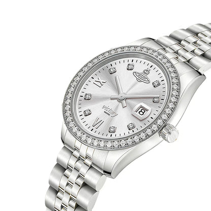Women Watch Waterproof Retro Pink Hand
