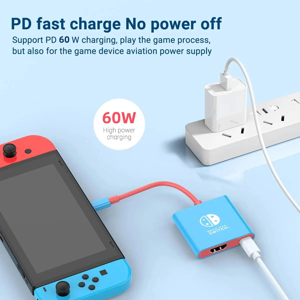 USB C to HDMI-compatible Adapter