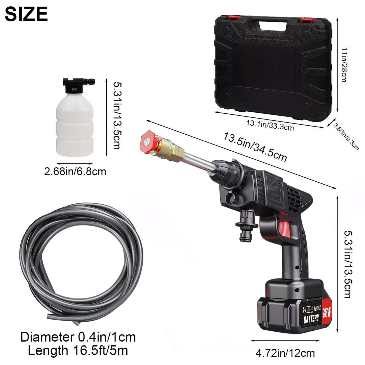 Cordless High Pressure Portable Car Washer
