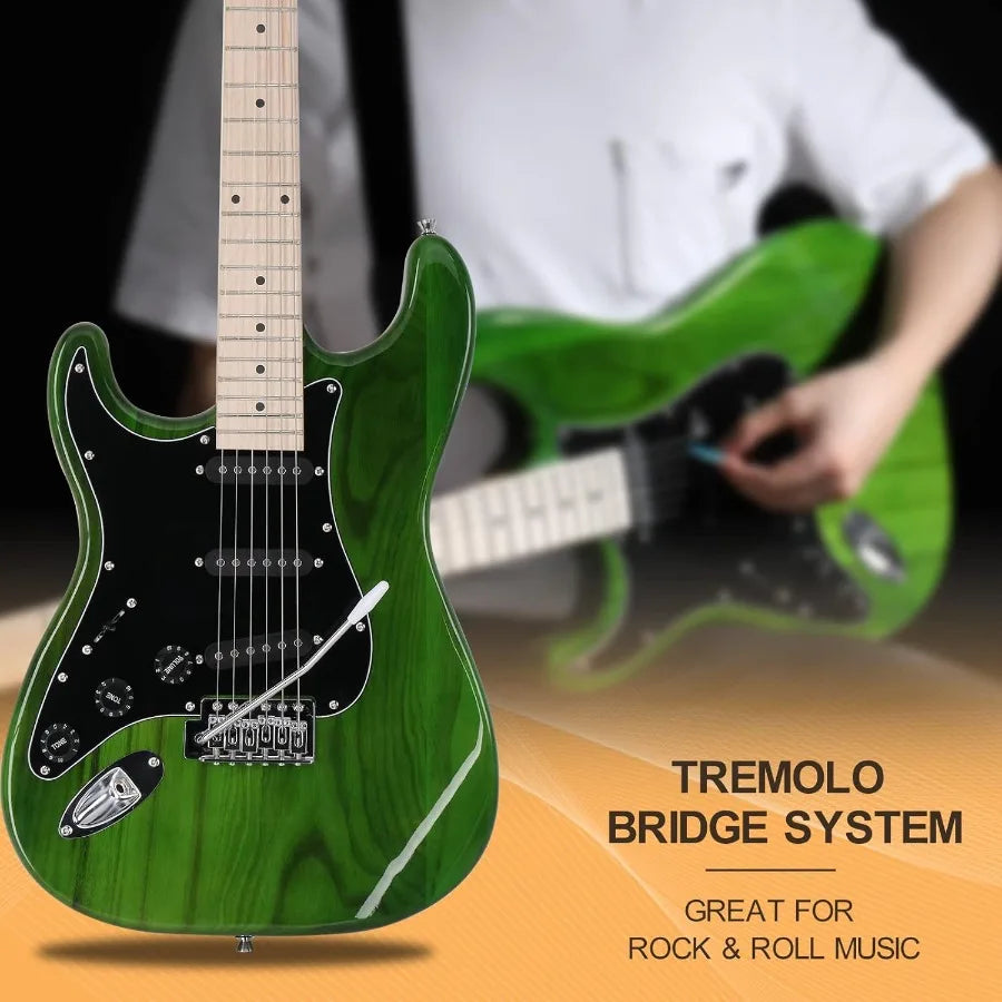 Full Size Electric Guitar with Built-in 20W Amplifier