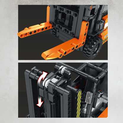 Remote Control Forklift Building Blocks Engineering RC Vehicle