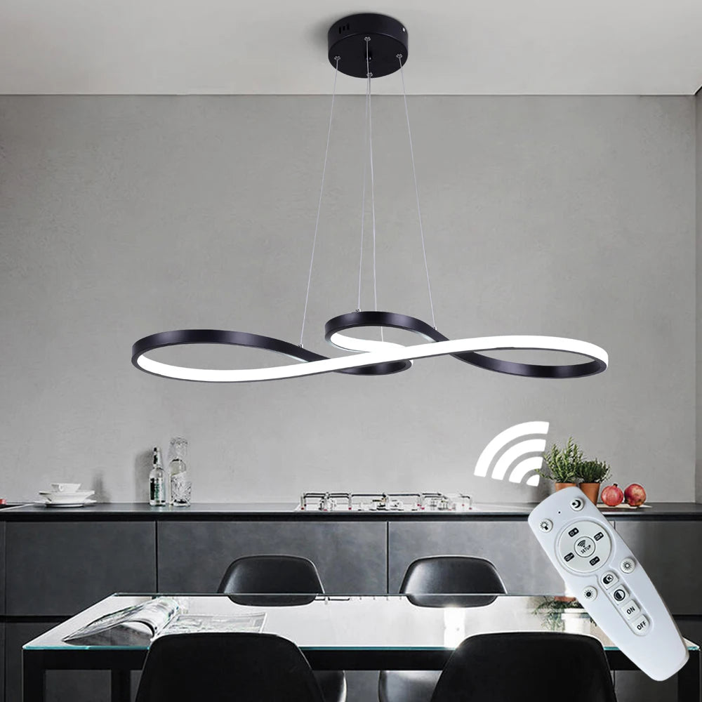 Nordic LED Pendant Ceiling Light - Art Design Minimalist Hanging Light Fixture Indoor Lighting