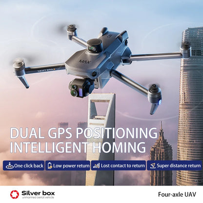 RC Quadcopter  P7 MAX High-end Professional GPS Drone 8K With Screen Remote Control 20km Digital Image Transmission Brushless
