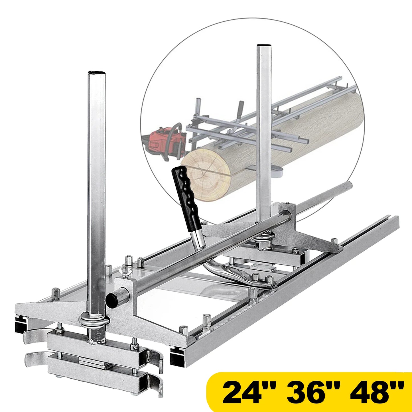 Portable Chainsaw Mill in 24, 36, or 48 In