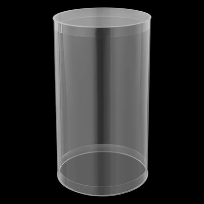 5 Pcs Acrylic Display Stand Set for Wedding Certificate Photo Holder, Clear Cylinder Pillar for Party Decor or Exhibition Table