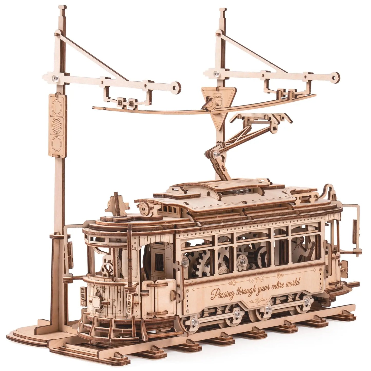 3D Wooden Puzzles Air Vehicle or Drive Tram Kit