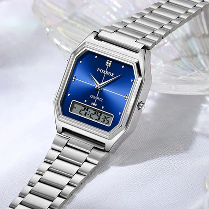 Luxury Women's Quartz Wristwatches Stainless Steel Waterproof Digital Watch For Women