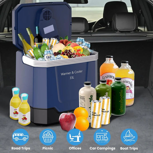 35 QT Portable Car Refrigerator Cooler & Warmer