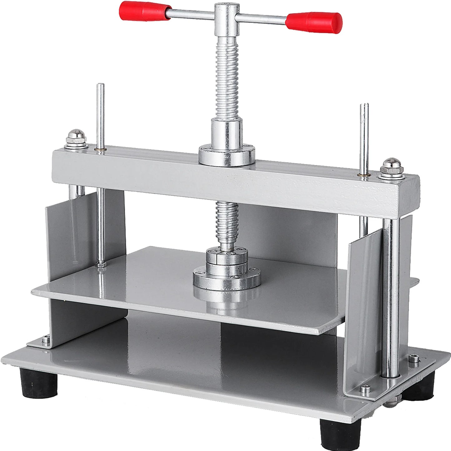 Manual Paper Press Machine 12x8.6 in for A4 Paper 10cm Thickness Steel Frame for Papermaking or Book Press