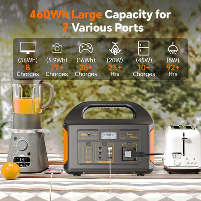 460.8Wh Portable Solar  Power Station