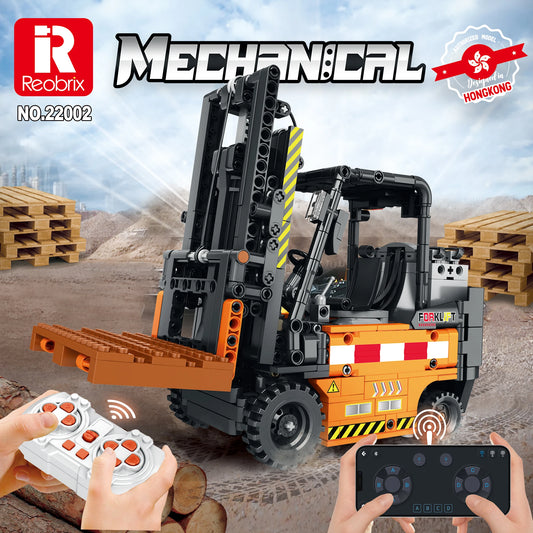 Remote Control Forklift Building Blocks Engineering RC Vehicle