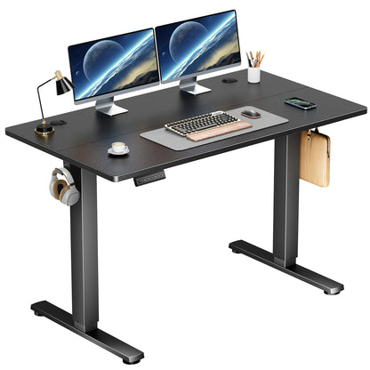 Electric Standing Desk - Height Adjustable 40x24 Inch Stand Up Sit Down Ergonomic Workstation