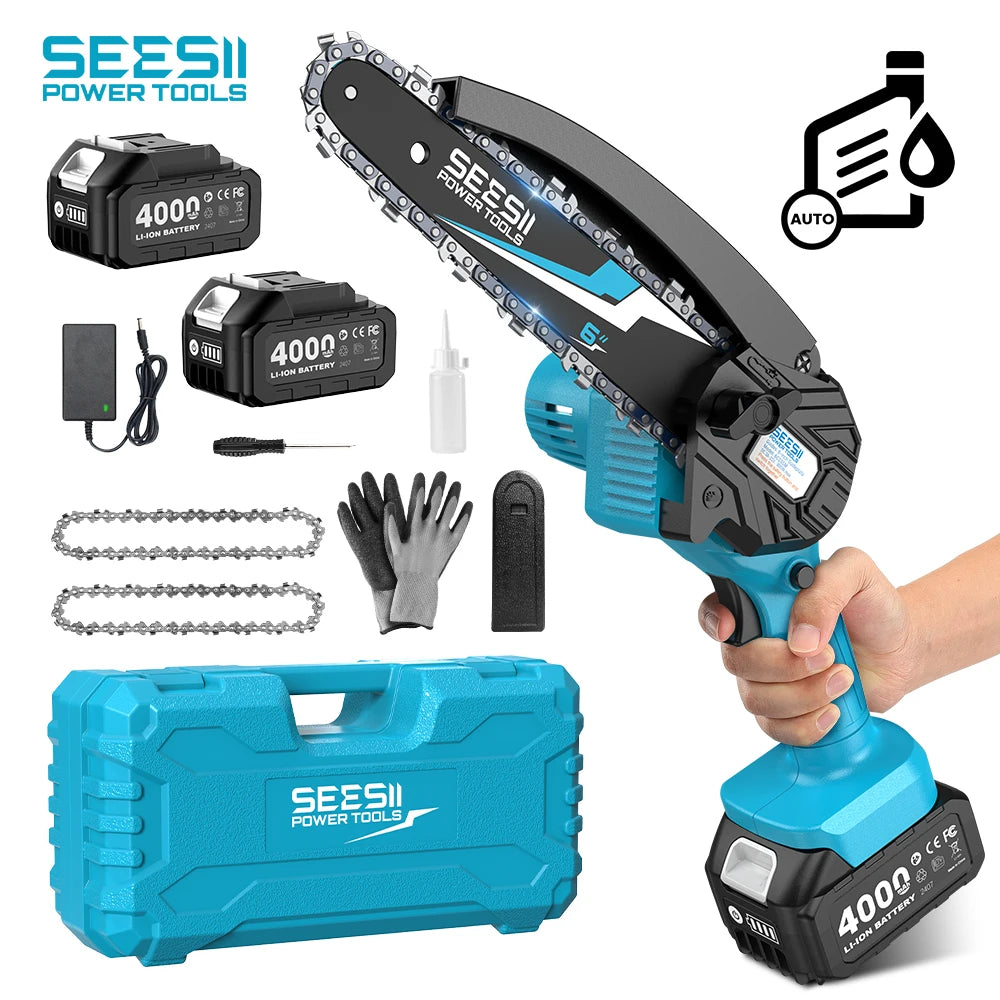 6'' Cordless Mini Chainsaw