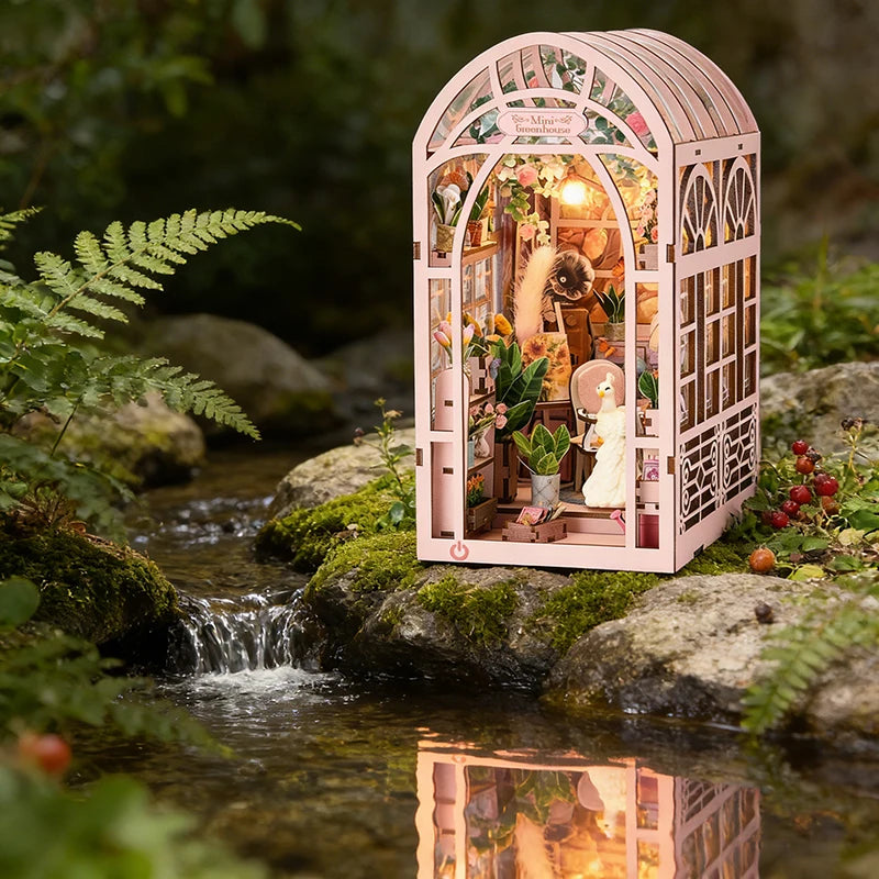 Book Nook Kit Sunlight Dollhouse Greenhouse