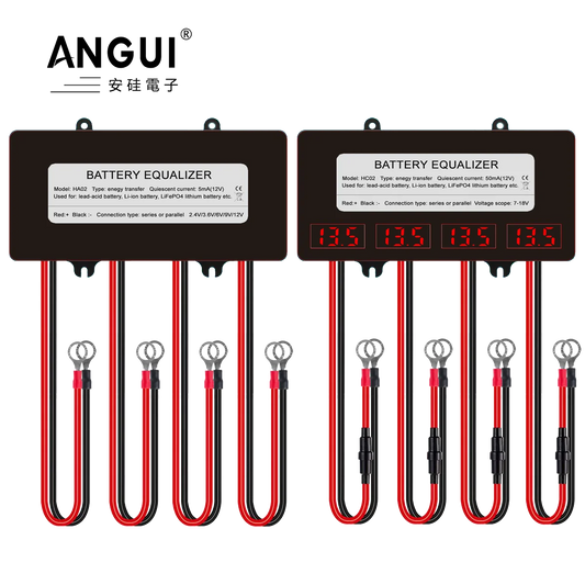 ANGUI HA02 HC02 Batteries Voltage Equalizer Balancer li-ion Lead Acid Battery Parallel series Solar Controller Regulator 48v
