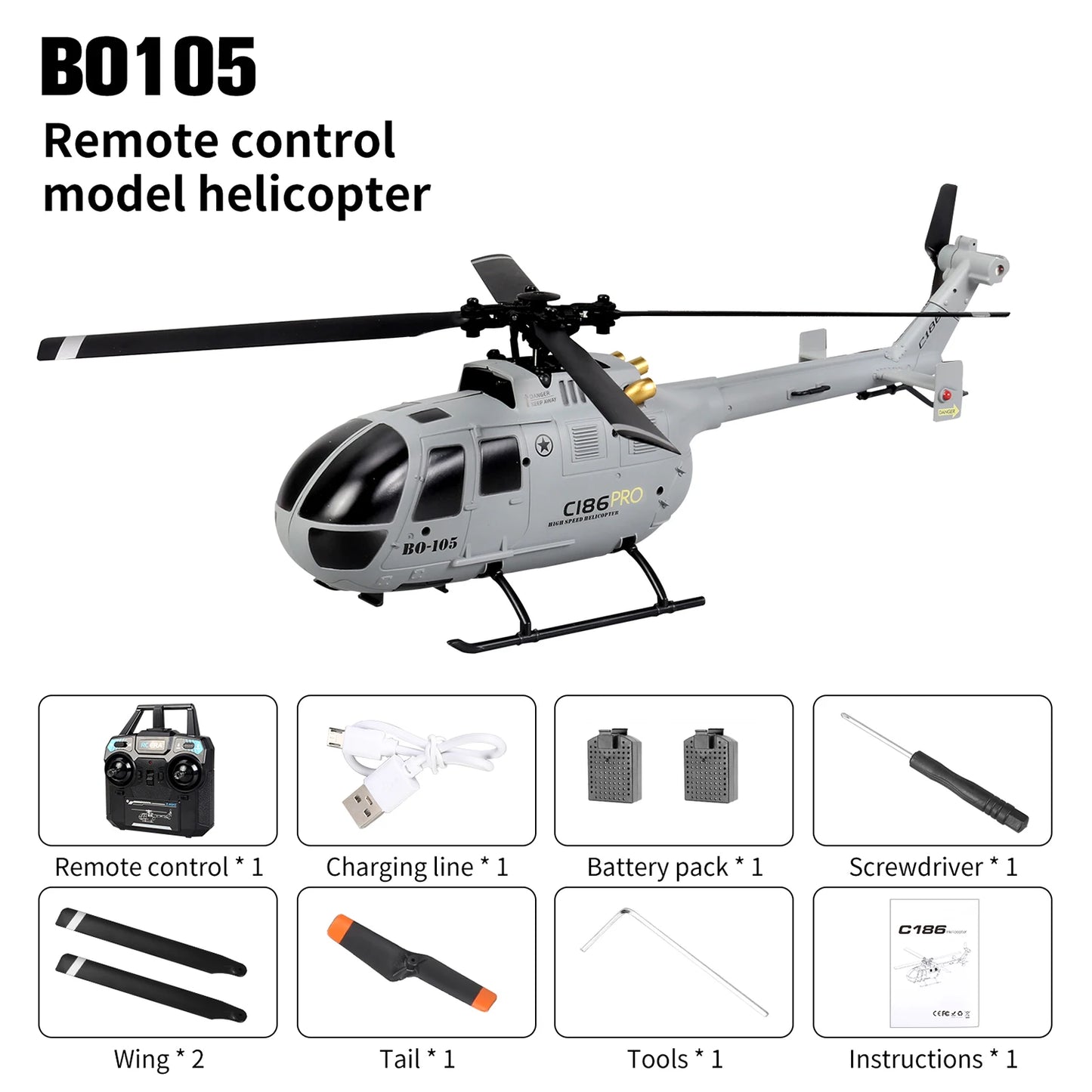 Remote Control Helicopter RC Aircraft 6-Axis Gyroscope Altitude Hovering for Adults and Beginners