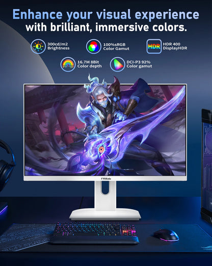 27 inch 180Hz IPS Gaming Monitor 1Ms Fast Response Speed 1920 * 1080 HDMI DP Ultrawide Vesa Wall Mount