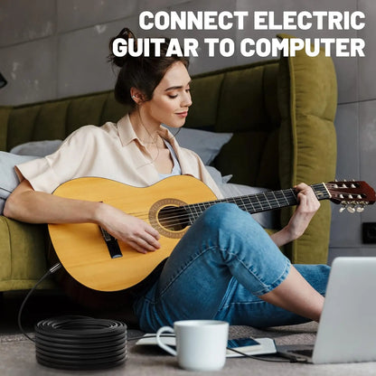 3.5mm to 6.35mm Stereo Audio Cable