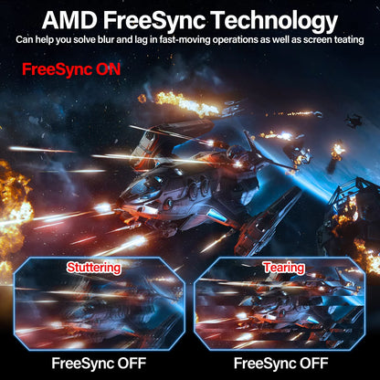 Gaming Monitor 34-inch Curved Ultrawide WQHD Monitor 3440 x 1440 R1500 Ultrawide Computer Monitor 144Hz VA Panel Display