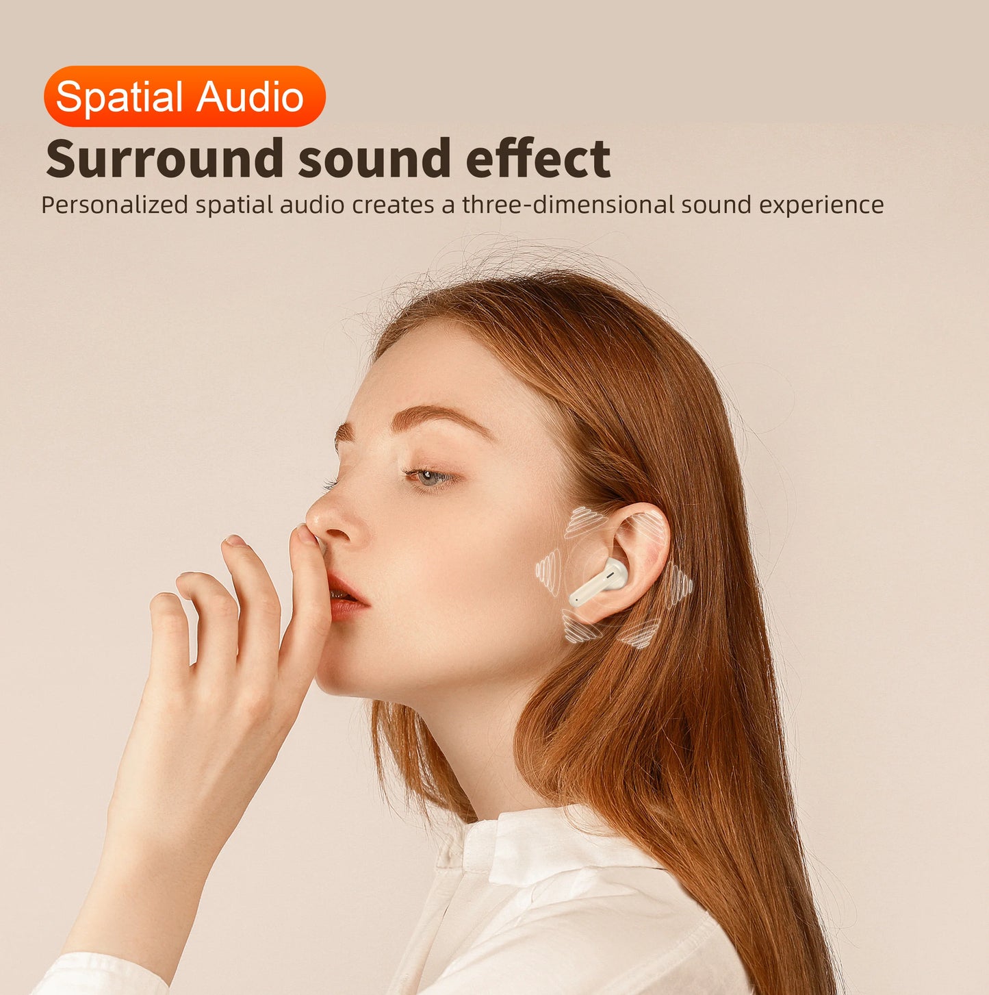 Wireless Bluetooth 5.3, HD Microphone, HIFI Earphones