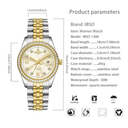 Women Watch Waterproof Retro Pink Hand