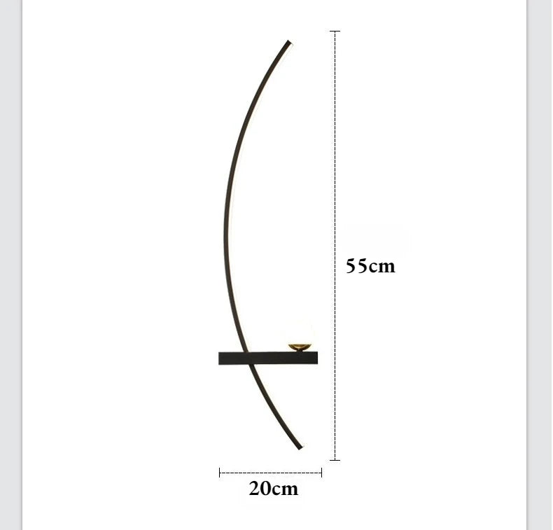 2PCS Modern Adjustable LED Wall Lamps