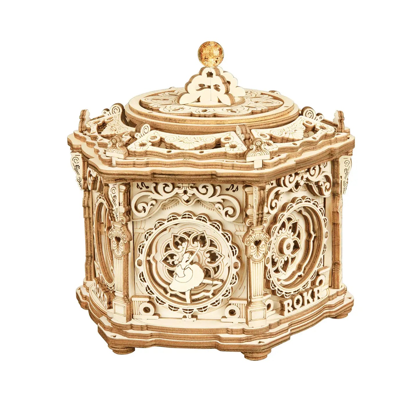 3D Wooden Musical Box Puzzles for Adults