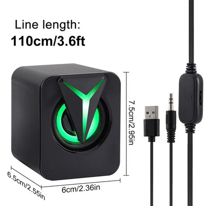 USB Wired Computer Speakers