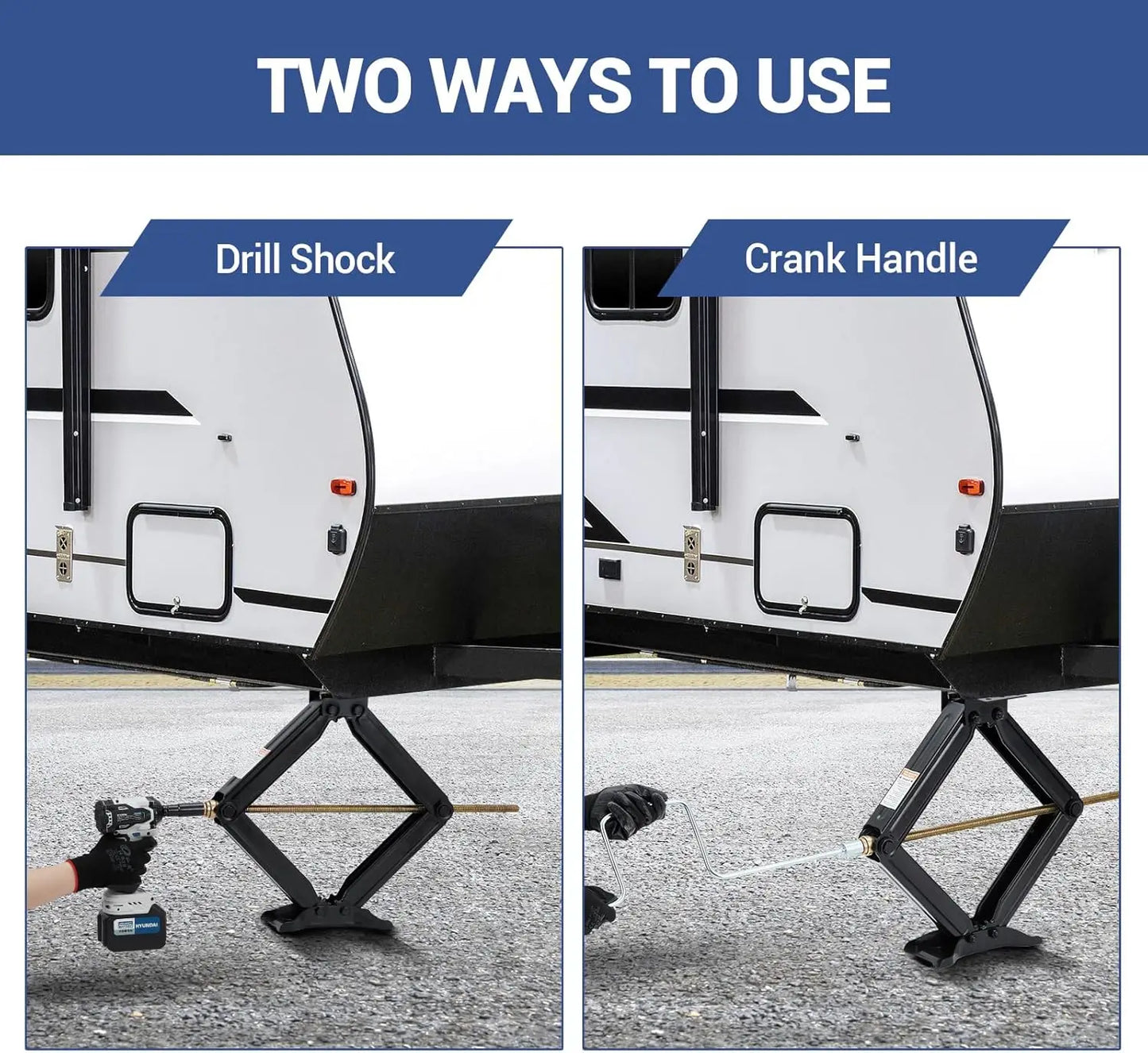RV Trailer Stabilizer Jacks