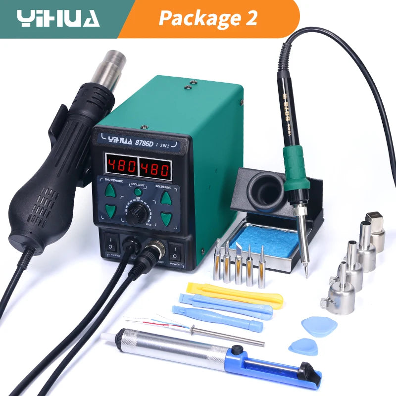 Hot Air Soldering Station for Digital Rework