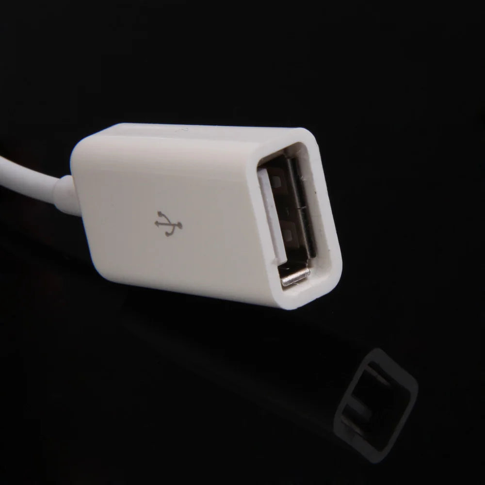 3.5mm Male Car AUX Audio Jack To USB 2.0 Female Adapter
