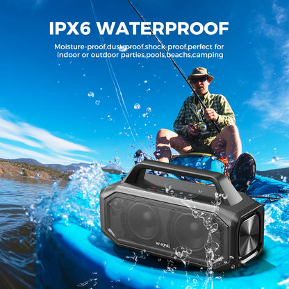 Bluetooth Wireless, 80W Portable Outdoor Speakers