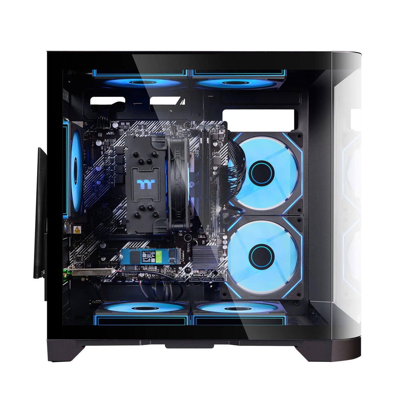 Gaming Desktop AMD Ryzen 5 5600GT 3.9GHz 16GB(8G*2) DDR4 3200 1T NVME SSD ARGB 7 Fans Win 11 Home