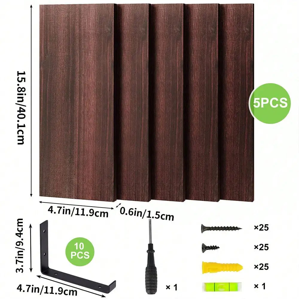 5/10pcs Floating Shelves, 4.7 inch Deep Wall Shelves, Bathroom Organizer